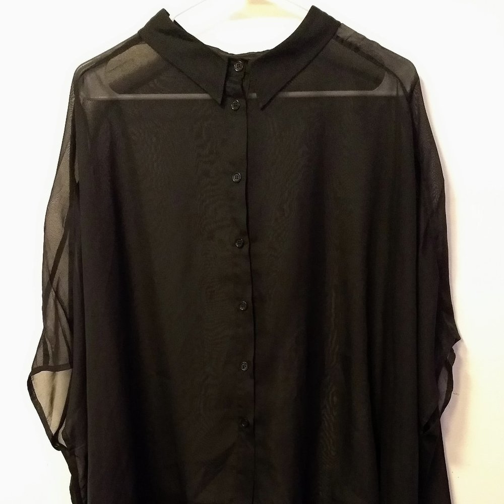 Killstar Starchild Batwing Blouse Black Medium